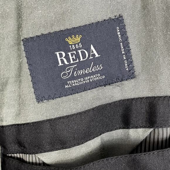 Banana Republic REDA 1865 Wool Plaid Sport Coat Blazer Men's Size 46R Slim fit - Picture 11 of 15